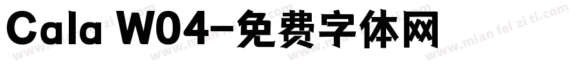 Cala W04字体转换